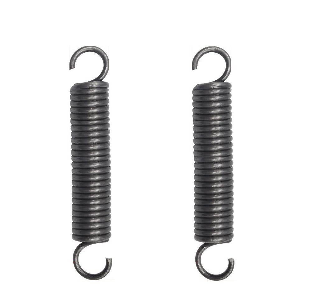 Spannfeder Mit Haken – 95 Mm Länge, 2,0 Mm Drahtdurchmesser, Außen-Ø 20 Mm – 2 Stück, Hochtemperatur-wärmebehandelt, Ermüdungsfest