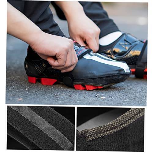 Besportble 1 Pair Half Palm Cycling Shoe Covers Bikes Bikes Winter Cycling Gear Biking Gear Thermal Toe Covers Motorcycle Shoe Pad Road Bike Foot Cover Shoes Cover For Cycling Bike Overshoes #TOP1