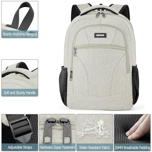 Image of BIKROD Backpack for Boys Men, School Backpack for Teens Girls, Lightweight Casual High School Bookbag, Daily-use Travel Laptop Backpack Fits 15.6 Inch Notebook