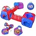 Yoobe 5pc Pop up Play Tent and Tunnels Toy Indoor & Outdoor Child Tent with Ball Pit Playhouse
