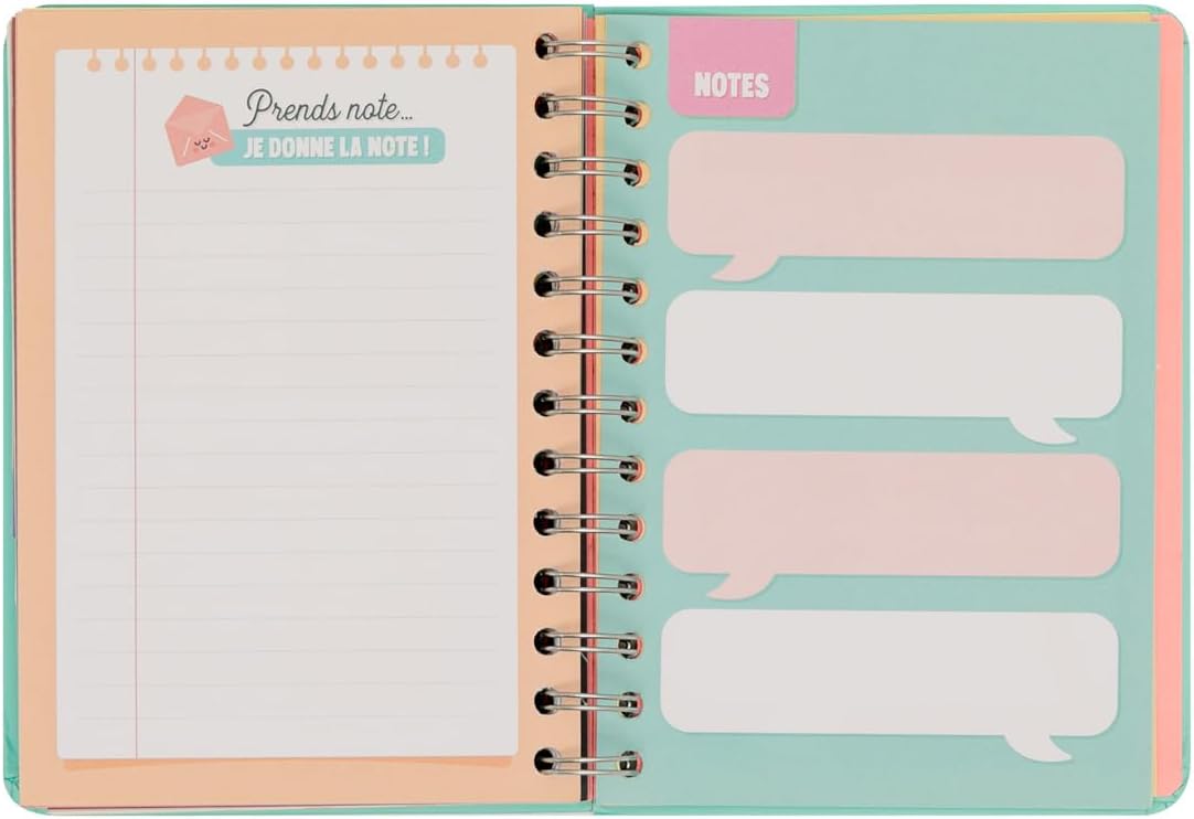 Mr.Wonderful Wonder Small Week to View Diary 2024 - I Will Achieve Thousands of Things 22.1 x 2.1 x 15.6