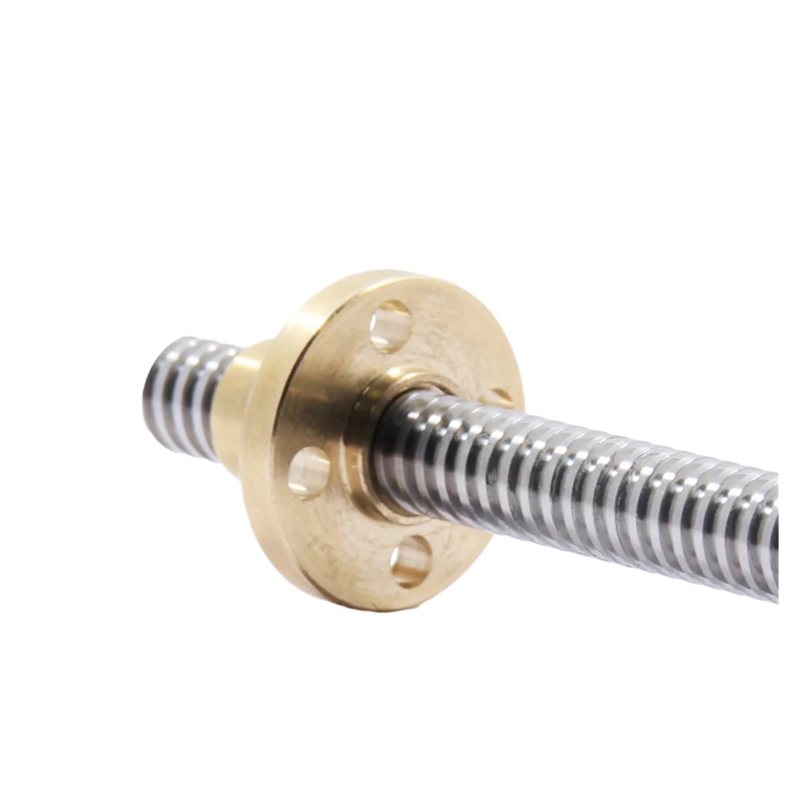 Metal Ball Screw nut Lead Screw Pitch 2mm Lead 8mm 100mm-400mm 8mm Trapezoidal Screws Copper Nuts Leadscrew(150mm)