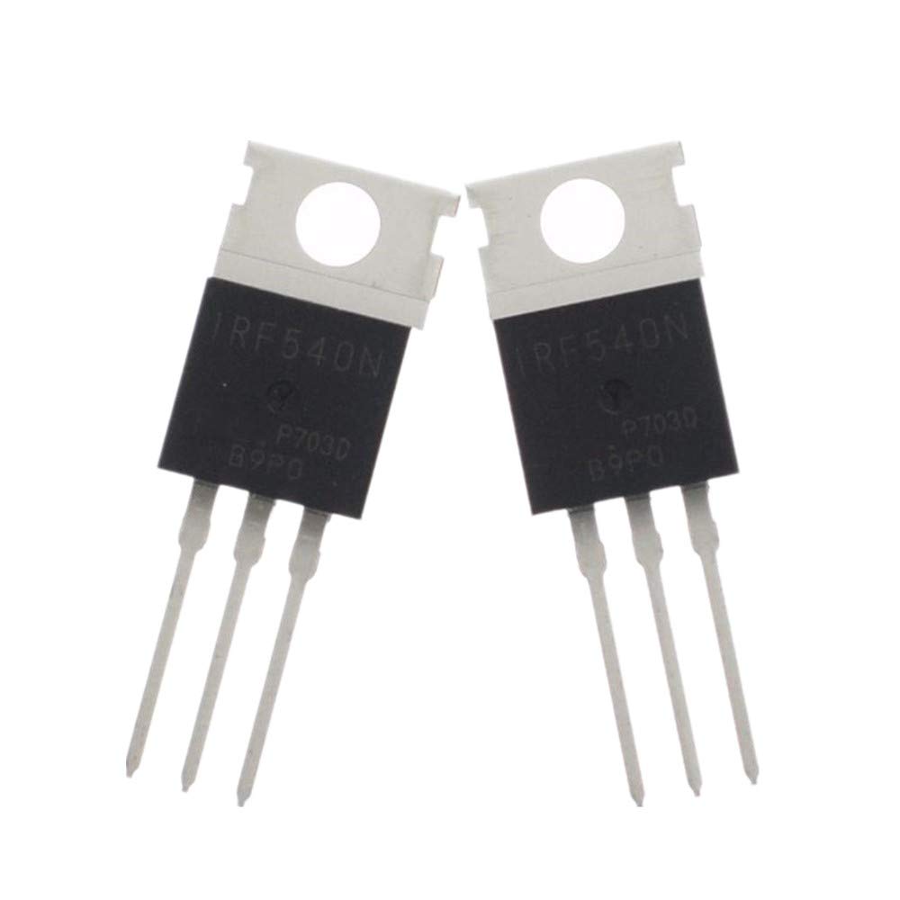 INVENTO 2Pcs IRF540N MOSFET Transistor, N Channel, 33 A, 100 V, 0.044 ohm, 10 V, 4 V (B07ZN2TRP7) Amazon Price History, Amazon Price Tracker