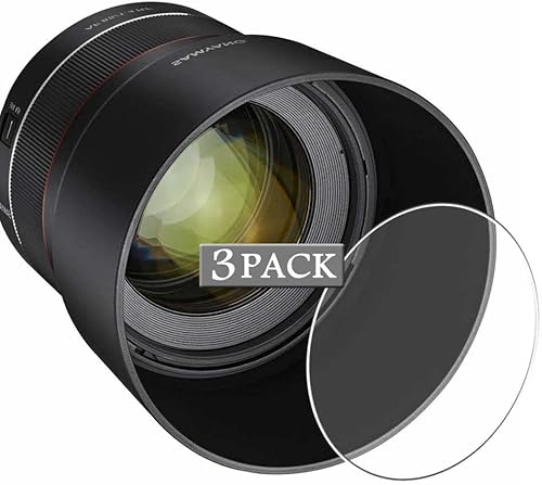 Vaxson 3-Pack Screen Protector, compatible with SAMYANG AF 85mm F1.4 RF TPU Film Protectors Sticker  Not Tempered Glass