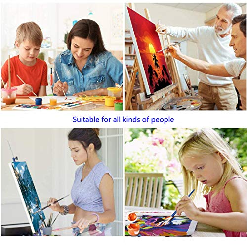 Hiolife Paint By Number Kits For Adults,Kids, Beginners, With Brushes And Acrylic Pigment, 16X12 Inch Wolf - With Framed #TOP5