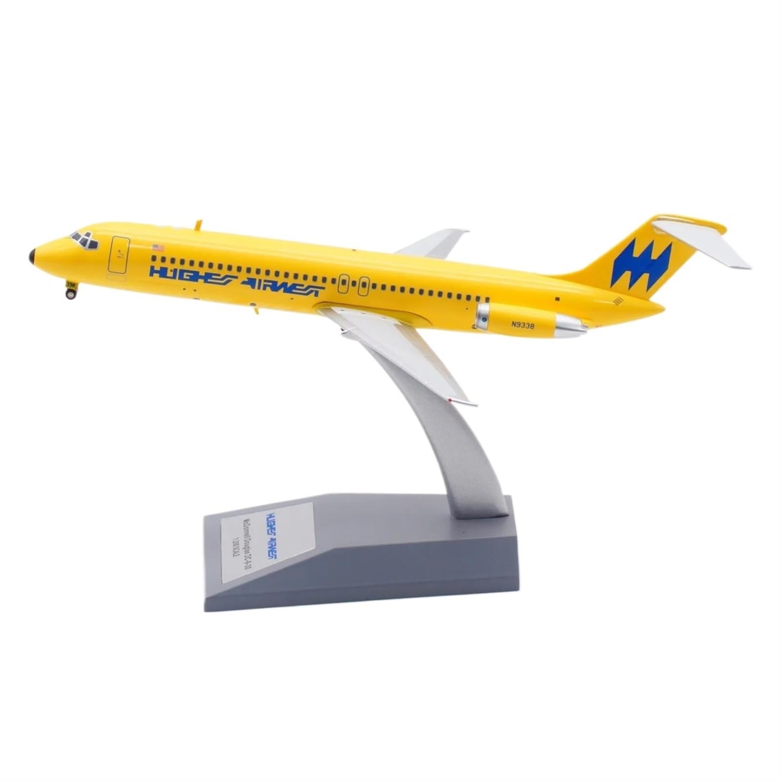 Model samolotu Model samolotu w skali 1:200 dla Hughes Airwest McDONNELL Douglas DC-9-31 Diecast Model kolekcjonerski Kit Skala Model samolotu