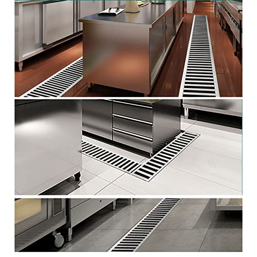 Grille de drainage de piscine en acier inoxydable 304 stop eau stagnante 100cm