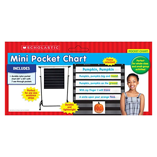 Scholastic Classroom Resources Mini Pocket Chart, Black (Sc573278) #TOP1