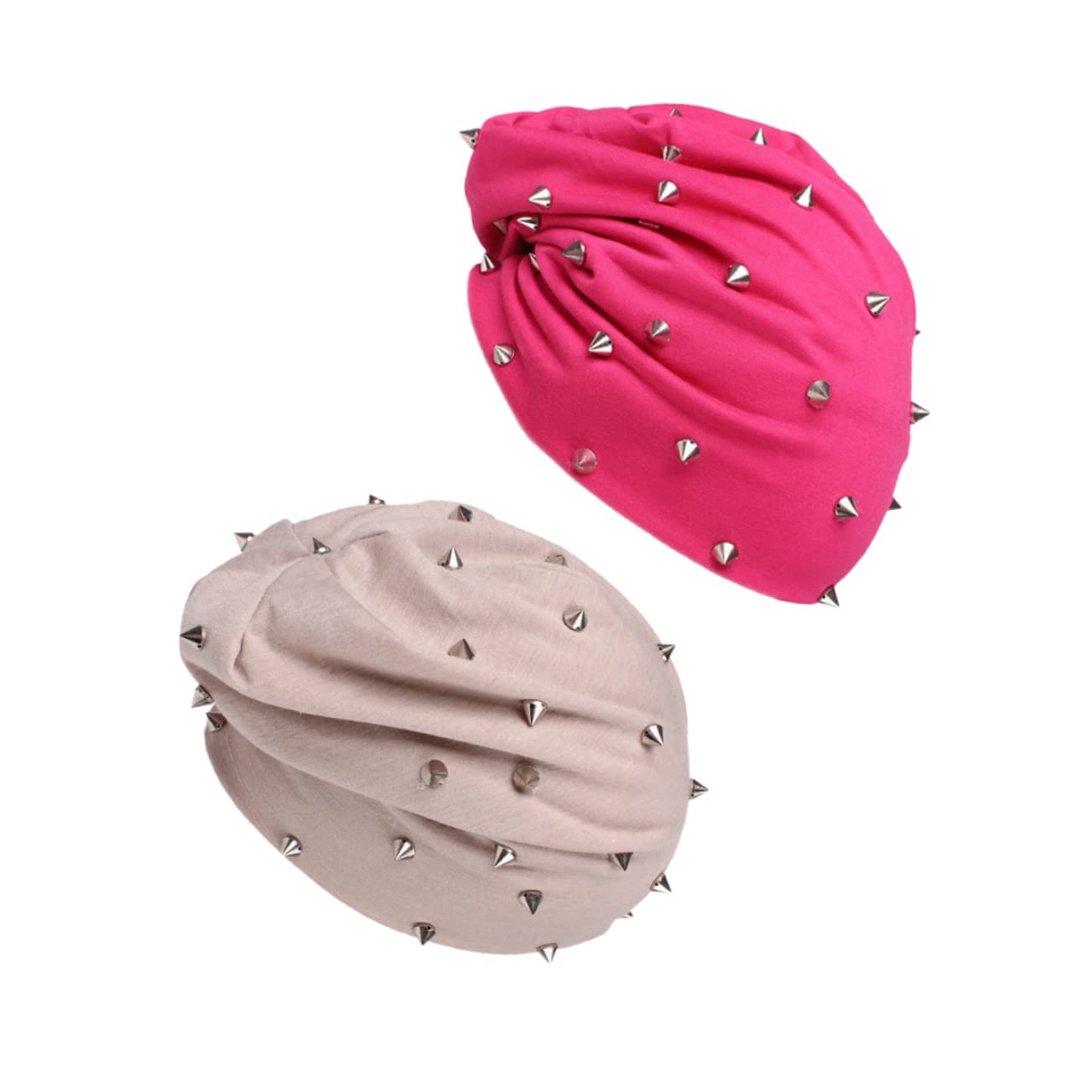 SOIMISS 6piezas Gorro De Doble Pack Para Mujer Beanie Remaches Para Días Fríos y Actividades Al Aire Beige Rosado