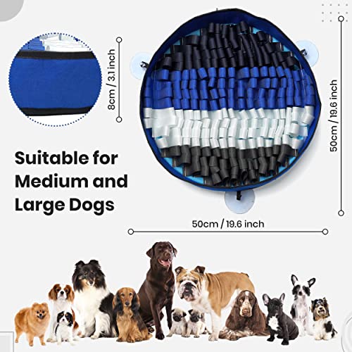 Snuffle Mat for Dogs Small and Large Breed – Interactive Feed Game/Cat Dog Puzzle Toy That Helps with Stress Relief, Foraging Skills, Brain Stimulation and Boredom Dog Enrichment Toys