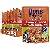 Ben's Original Express Sonnenweizen Tomate Basilikum, 6 Packungen (6 x 220g)
