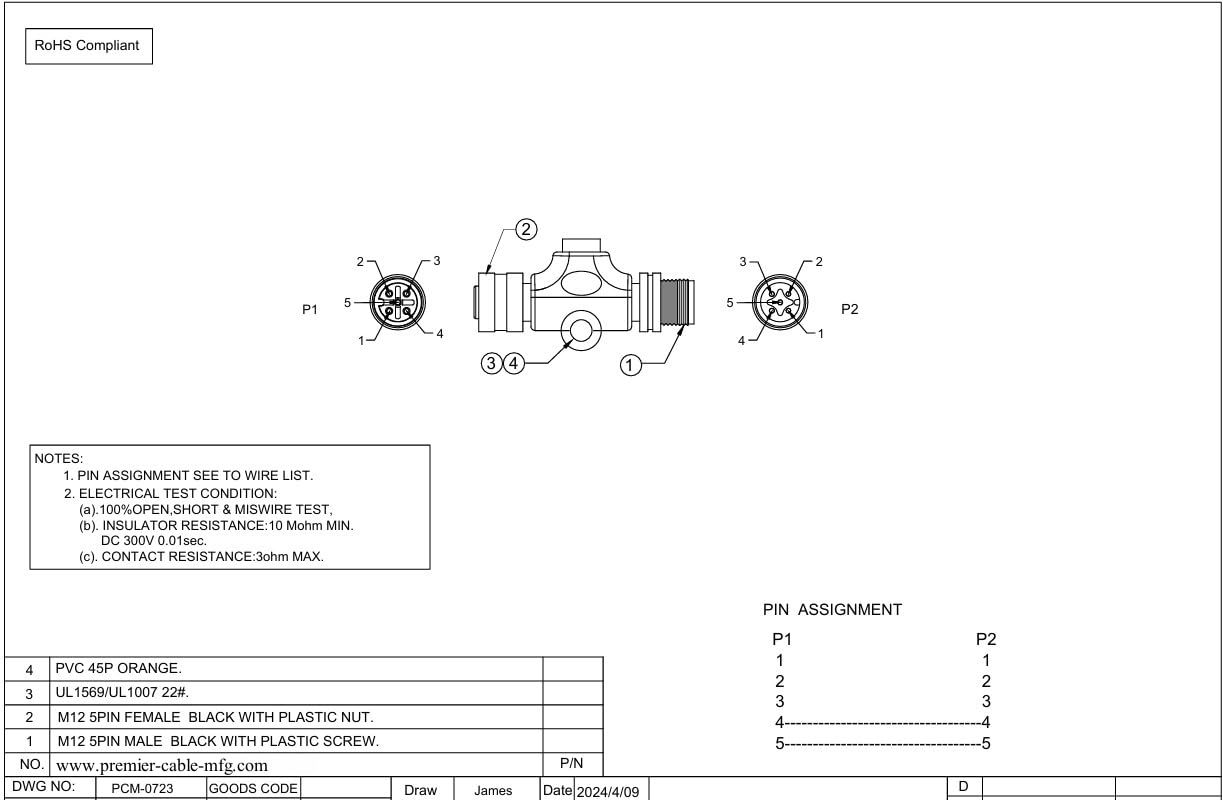 NMEA2000 Micro-C Netzwerk Stromisolator IP67 Wasserdicht N2K Micro-Change M12 Stecker auf Buchse Stecker für Boot Marine GPS Kompatibel mit 010-11580-00