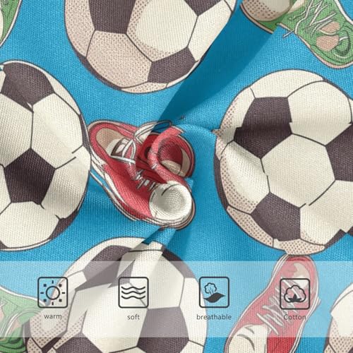 Wusikd Soccer Girls' Underwear Cotton Balls Shoes Girls Briefs Soft Toddler Underwear 2T3