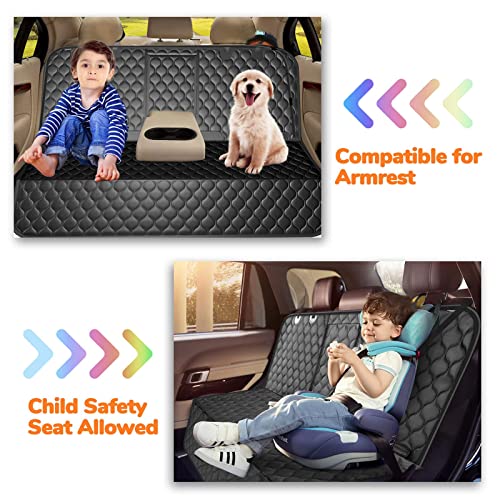 Urpower Bench Dog Car Seat Cover For Back Seat, Waterproof Dog Seat Cover Compatible For Middle Armrest, Nonslip Car Seat Protector For Pets And Child, Backseat Dog Cover For Cars, Suvs &Trucks #TOP2