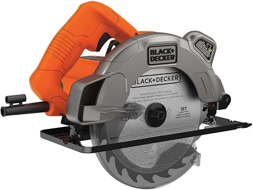 Sierra circular Black & Decker BDECS300C, de 13 amperios con láser