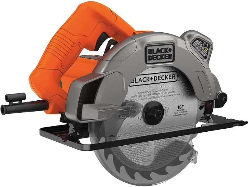 7-1/4-Inch Circular Saw with Laser, 13-Amp (BDECS300C)