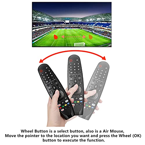 Image of Ewo'S Voice Remote Only For Lg-Smart Tv-Magic Remote Replacement An-Mr20Ga An-Mr19Ba An-Mr18Ba An-Mr650A 2020 2019 2018 2017 Models - Black