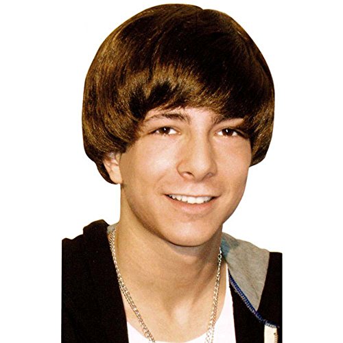 Boys Teen Star Halloween Wig Brown-One Size