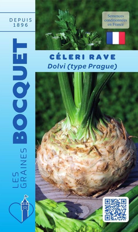 Sachet de graines de Céleri rave Dolvi (type giant prague) - 2 g - LES GRAINES BOCQUET