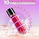 Mini Vibrator Vibratorensets für frauen Mit Vier Silikonköpfe-Sex Toys Lipstick Vibration für Frauen Sex Spielzeug für die Frau mit 10 VibrationModi, Leise Vibratoren Sexspielzeug für Frauen Paare