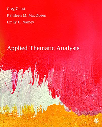Applied Thematic Analysis (English Edition)
