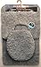 High Line 3pcs Gray Micro Fiber Plush High Quality Bath room Set