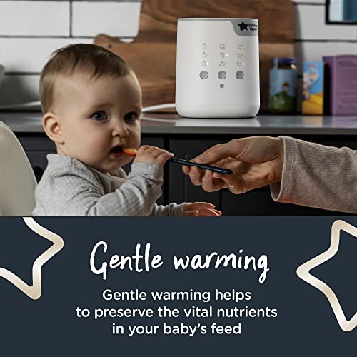 Image of Tommee Tippee Baby Bottle and Food Warmer, Warms Breast Milk, Formula, Jars and Pouches to Body Temperature in Minutes, Automatic Timer, Touch Settings, White 1 Count (Pack of 6)
