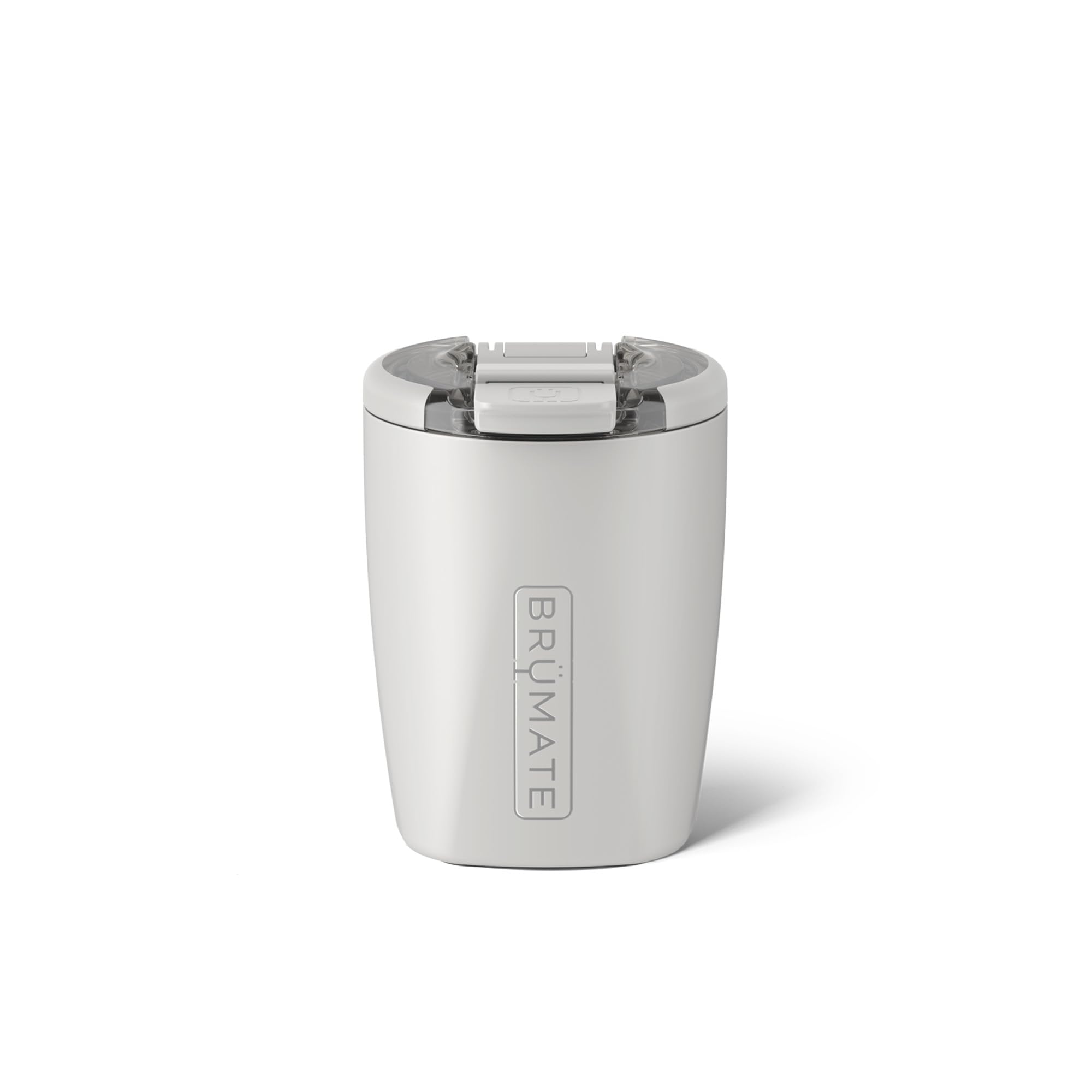 BrüMateRocks 100% Leak-Proof 12oz Insulated Lowball Cocktail & Whiskey Tumbler - Double Wall Vacuum Stainless Steel - Camping, Travel Tumbler & Cocktail Glass (Dune)