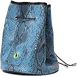 Gargoyle – Grande custodia per dadi con coulisse – Contiene 500 dadi poliedrici con 7 tasche interne – Dragons Hide gioco di ruolo accessorio – Giochi RPG perfetti come DnD (blu)