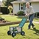 VEVOR Gartenrollsitz 760x520x440 mm, Rollbar Gartensitz aus Metall mit Rädern, trägt bis zu 180 kg, Rollsitz, Outdoor-Wagen und Hocker auf Rädern für Rasen, Terrasse, Hinterhof