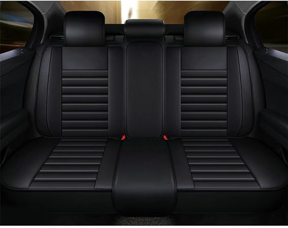 Car Seat Covers Front for Toyota for Hilux 2004-2025 Car Seat Protector Waterproof Seat Cushion Interior Accessories MH84 Front Pair Black