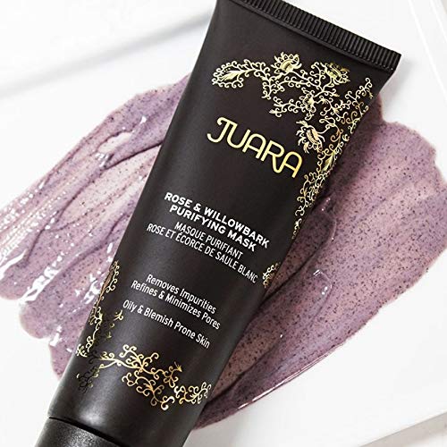 Juara – Rose And Willowbark Purifying Mask | Exfoliating Facial Skincare | Detoxifying Peel | Refines Pores | Controls Oily Skin, Acne, Blemishes, And Blackheads | Paraben, Sulfate Free | 2.5 Oz #TOP1