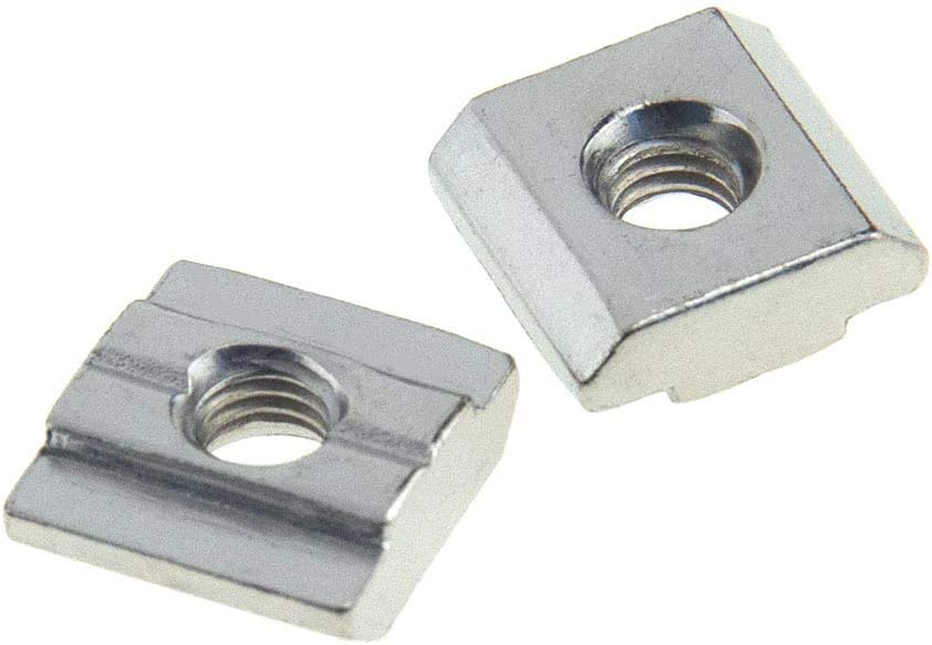 T Nuts Tee Sliding Slot Nuts 30 Series M6 Threaded Slide in Pre-Assembly for 30x30 Aluminum Extrusions Frame with Profile 3030 Sereis 8mm Slot for CNC Router Build Rail 3D Printer 24pcs