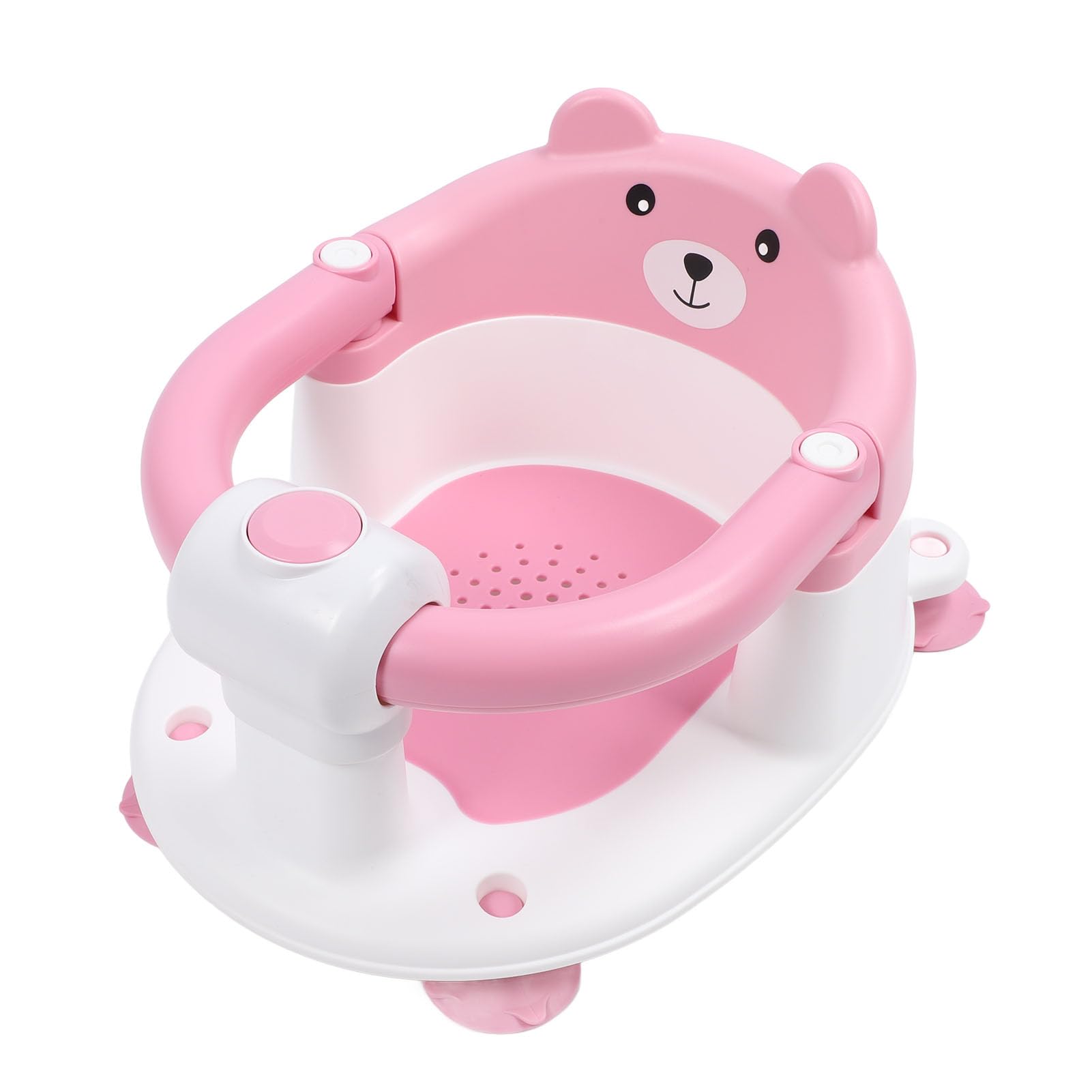 Generic Seggiolino da Bagnetto per Bambini da 6 Mesi in su, Sedia da Bagno Comoda e Antiscivolo di Sicurezza per Sedersi, Sedia da Bagno Ergonomica per Neonati e Neonati per il (PINK)
