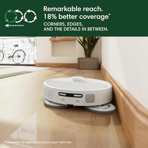 Image of iRobot Roomba Plus 505 Combo Robot Vacuum & Mop with AutoWash Dock - Extending Spinning Mop Pads, Self-Empties, Wash & Heated Drying, Cleaning, Recognizes & Avoids Obstacles, LiDAR Navigation
