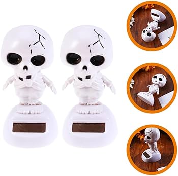 Amazon.com: COHEALI Halloween Solar Doll Bobble Skeleton Shaking Amazon.com: COHEALI Halloween Solar Doll Bobble Skeleton Shaking