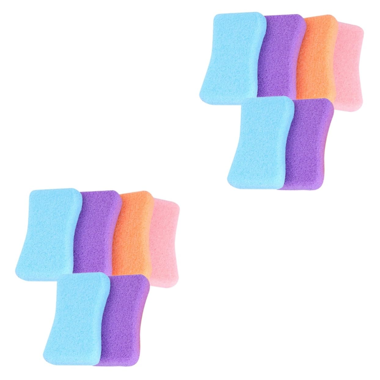 FRCOLOR 12piezas Exfoliating Rubbing Stone Para Pies Herramienta De Pedicura Para Eliminar Durezas y Piel Muerta Aleatorios