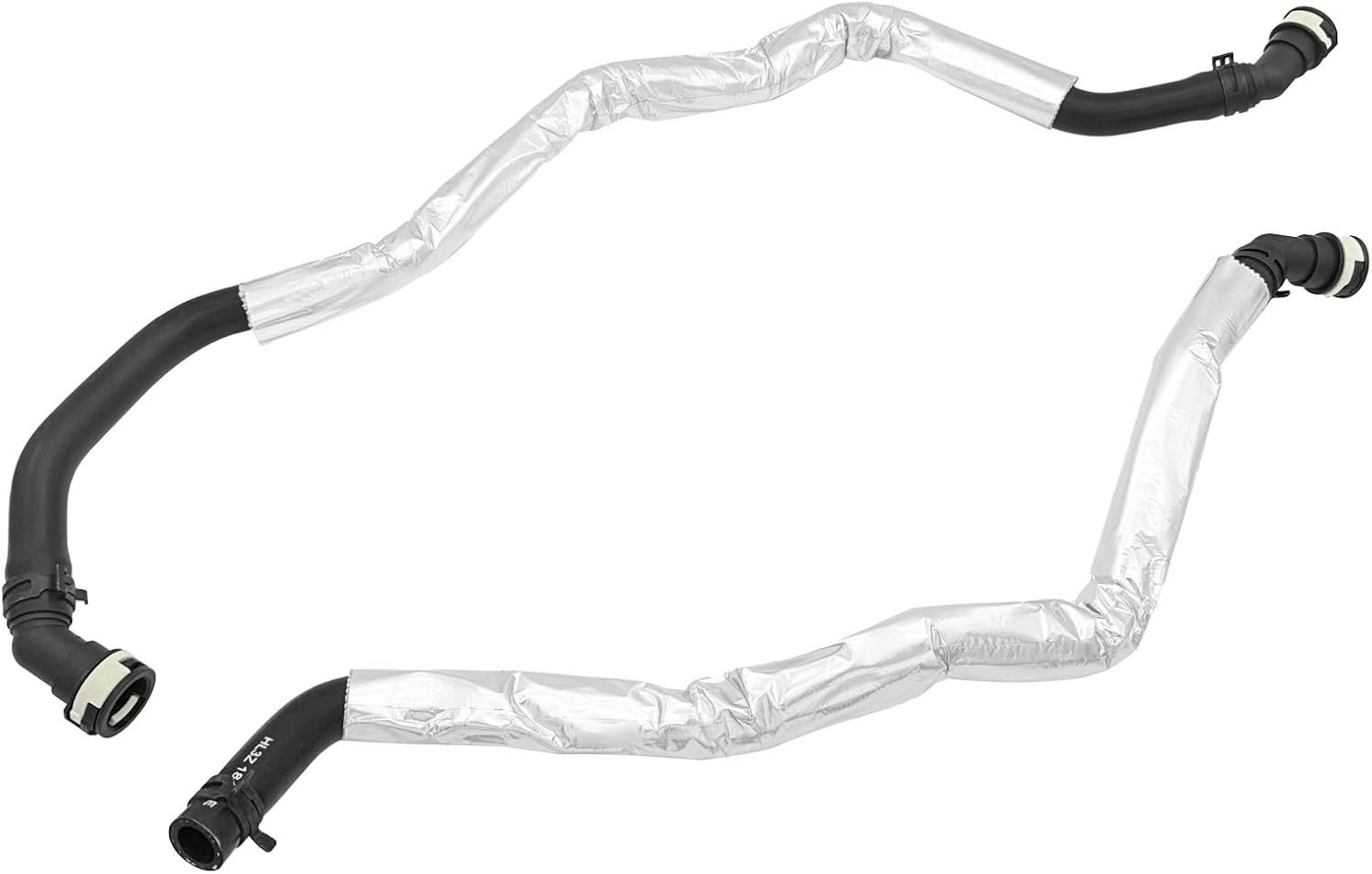 HVAC Heater Water Hose Inlet-Outlet Fit for Ford F150 2017-2020 Replace HL3Z-18472-E HL3Z-18472-F