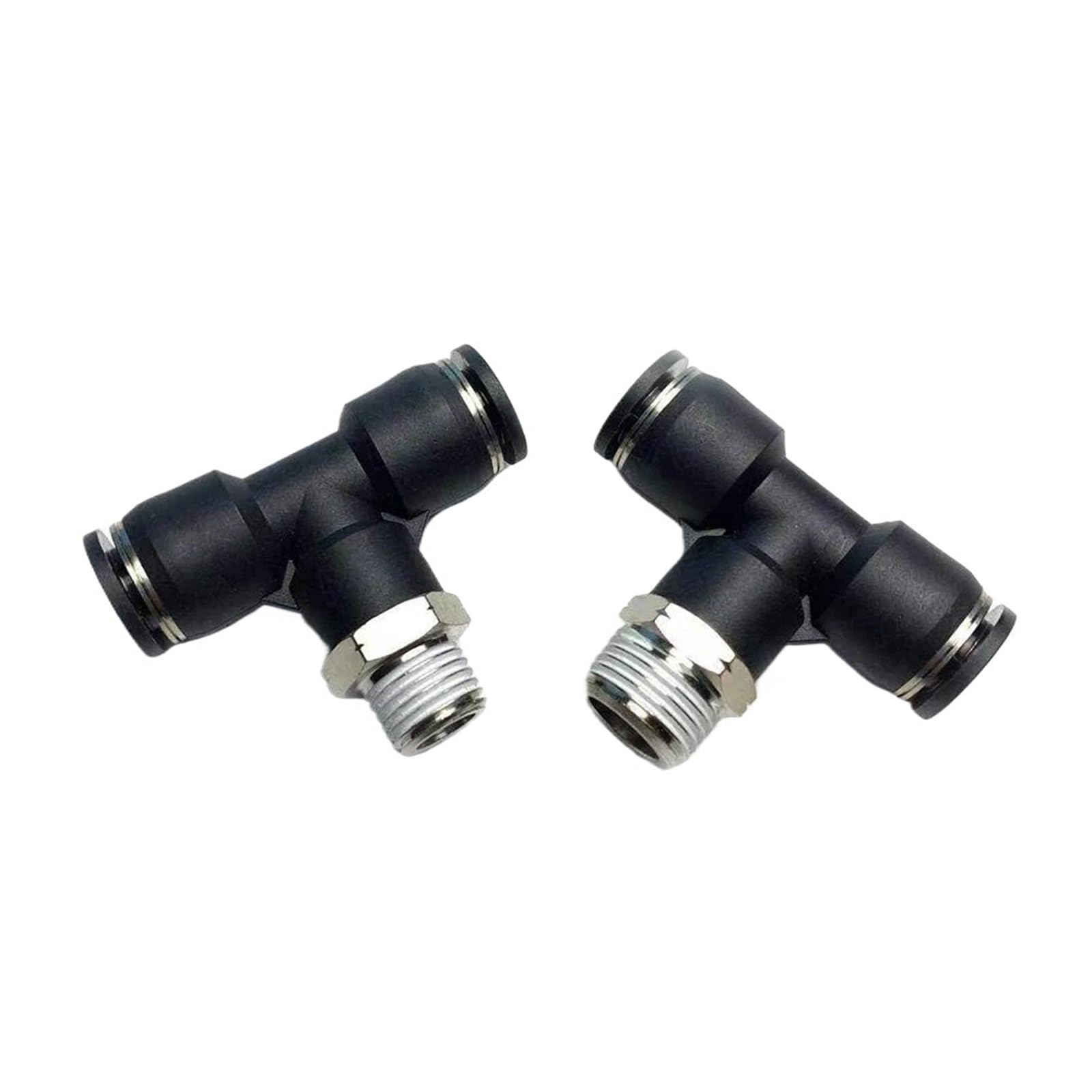 Connettore rapido pneumatico N1/8 "1/4" 3/8 "1/2" filettatura esterna Tee tubo 5/32 1/4 5/16 3/8 1/2 PU tubo aria tubo (PB 5l16-N02(NPT1l4))
