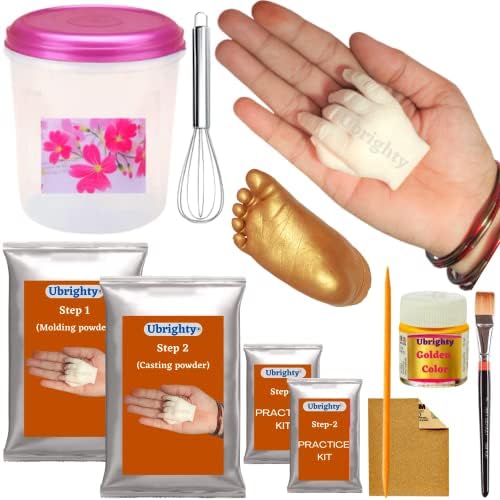Ubrighty 3D Casting Kit for Baby, Hand Print and Foot Print, Printing