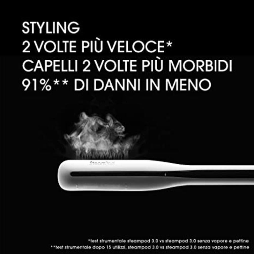L’Oréal Professionnel Paris | SteamPod 3.0, Piastra per Capelli Professionale, Con Tecnologia a Vapore, Per Styling Liscio e Onde Morbide