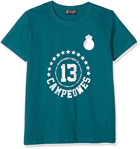 Camiseta Infantil Campeones Kiev 2018 - Real Madrid Oficial (Talla 14 años)