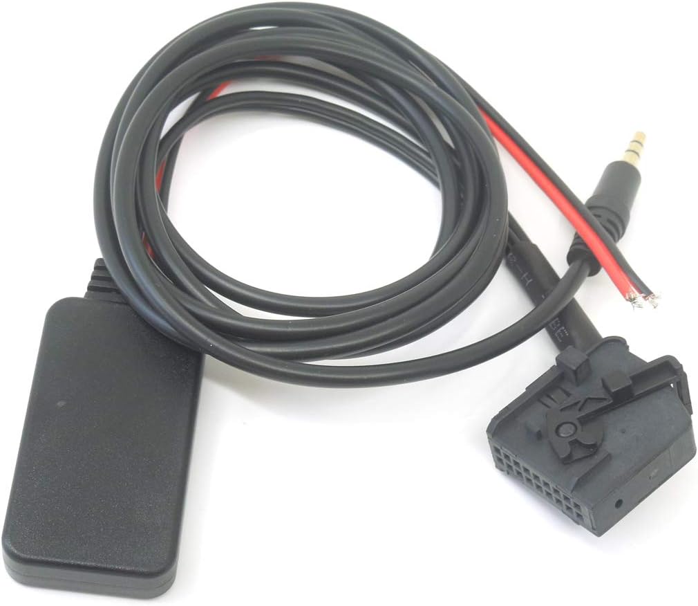 Bluetooth Aux 3.5mm 18-pin Input Cable for Mercedes Comand 2.0 W211 W209 W168 W208 W163