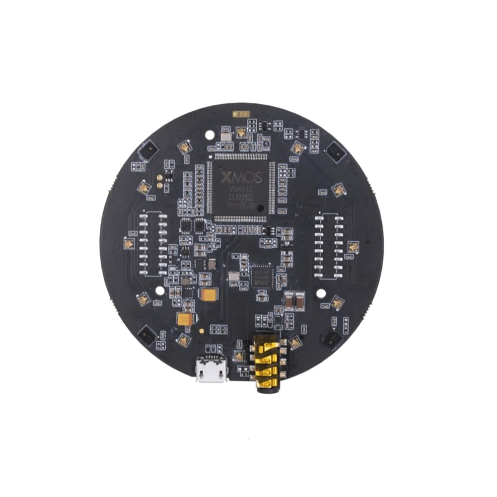 ReSpeaker Mic Array V3.0 Board XVF3000 4-Mikrofon-Array Ohne Gehäuse für Klare Sprache Selbst bei Lärm