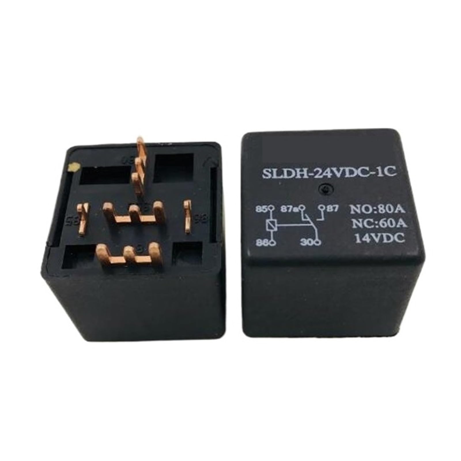 Relé de 24 V SLDH-24VDC-1C de 80 A para solucionar fallos eléctricos