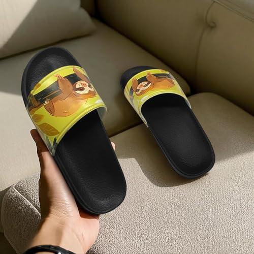 Image of Open Toe Slippers for Women Rubber Slides Womens Sandal Slippers