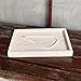 StonePlus Natural Marble Vanity Tray, Cosmetics Towels Tray, Decorative Tray, Catchall Tray for Dresser Bathroom Kitchen (Beige Travertine, 11.8L x 7.87W x 1.18H)