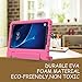 BMOUO Kids Case for Samsung Galaxy Tab A 7.0 - EVA Shockproof Case Light Weight Kids Case Super Protection Cover Handle Stand Case for Kids Children for Samsung Galaxy Tab A 7-inch Tablet - Rose