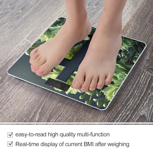 Báscula digital de baño con pantalla LED y vidrio templado miniatura 5