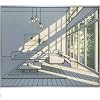 The Shadowbox Decoration, Tabletop Decoration, LED Luminous Photo Frame, Shadow Flow, Light and Shadow Rotation, Artwork with Unique (Small,G)